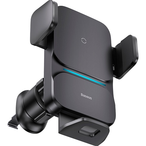 Автодержатель с беспроводной зарядкой Baseus Wisdom Auto Alignment 15W Black (CGZX000001)