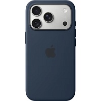 Чохол Silicone Case with Button, Animation, MagSafe для Apple iPhone 17 Pro Midnight ААА