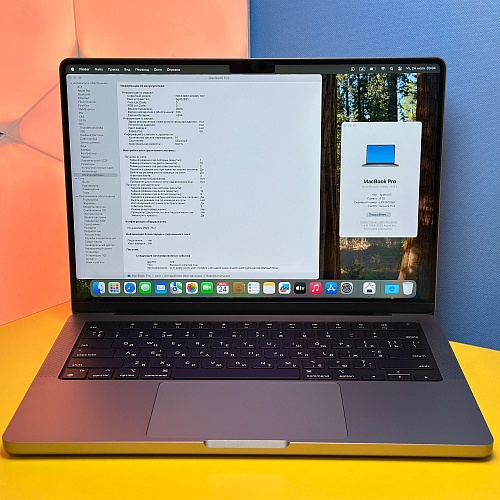 Ноутбук Apple MacBook Pro 14'' M3 8GB/512GB Silver 2023 MR7J3 (FDHY) Б/У
