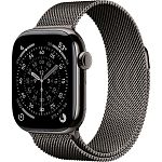 Смарт-годинник Apple Watch Series 11 GPS + Cellular 42mm Slate Titanium Case with Slate Milanese Loop (MF8U4/MGJ14)