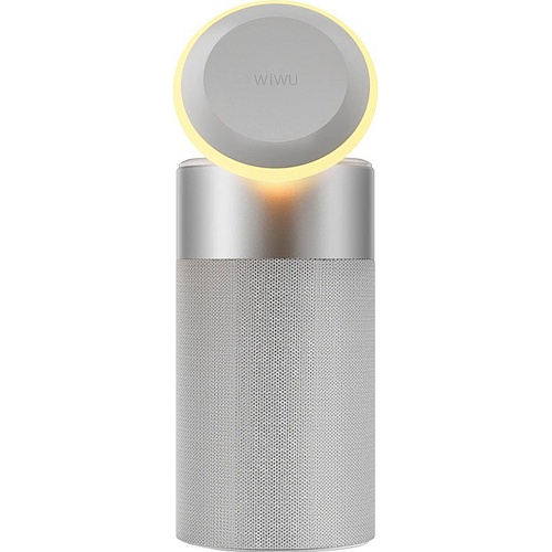 Бездротовий зарядний пристрій WiWU Wi-W022 Multi-Function with Ambient Light Speaker Silver - придбати в Дніпрі, Україні: ціна, характеристики | інтернет-магазин TOUCH