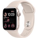 Смарт-годинник Apple Watch Series 8 45mm Starlight Aluminum Case with Starlight Sport Band M/L (MNUQ3)