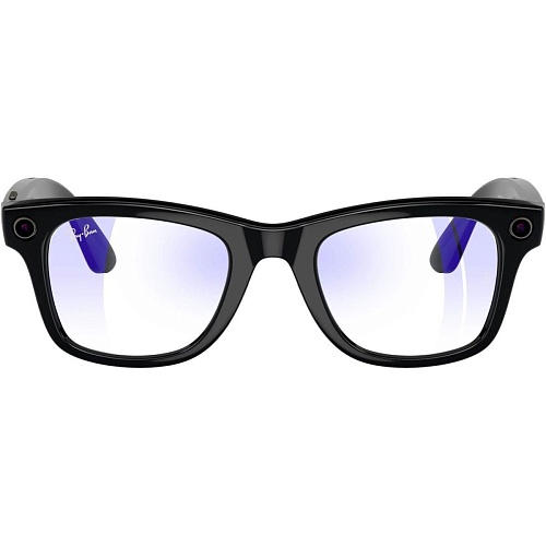 Смарт-очки Ray-Ban Meta Wayfarer Shiny Black Frame Clear Lenses (RW4008 601/SB 53-22) Уценка