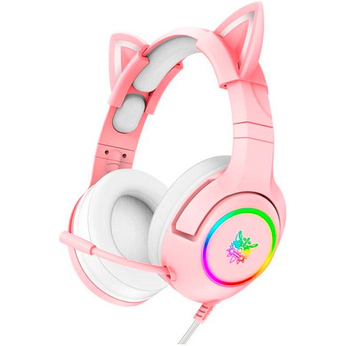 Игровые наушники Onikuma K9 Cat 3.5mm Pink