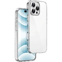 Чехол WiWU ZCC-108 TPU Clear Series для Apple iPhone 16 Pro Max Transparent Чехол WiWU ZCC-108 TPU Clear Series для Apple iPhone 16 Pro Max Transparent