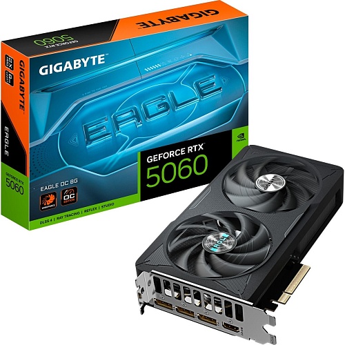 Видеокарта Gigabyte GeForce RTX 5060 Eagle OC 8G (GV-N5060EAGLE OC-8GD) EU