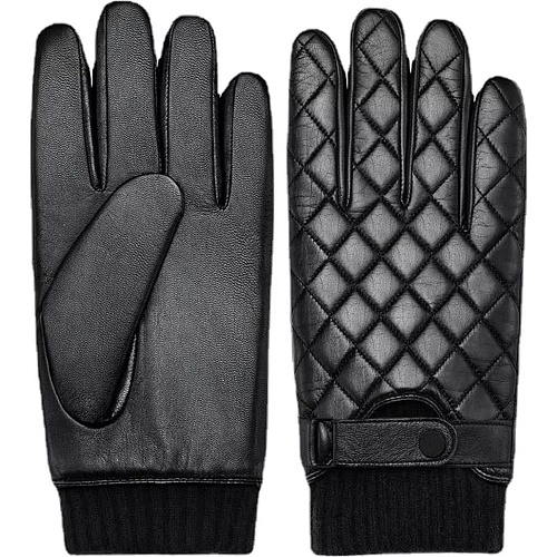 Перчатки кожаные мужские Qimian Sheepskin Gloves size S Black