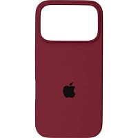 Чехол Silicone Case для Apple iPhone 17 Pro Maroon AA