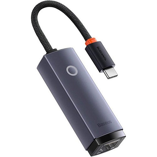Перехідник Baseus Lite Series Ethernet 100 Mbps USB-C to RJ45 (WKQX000213) - придбати в Дніпрі, Україні: ціна, характеристики | інтернет-магазин TOUCH