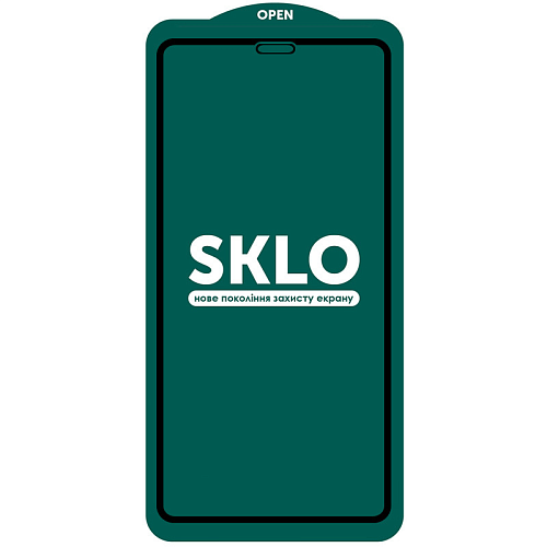 Защитное стекло SKLO 5D Full Glue Tempered Glass Apple iPhone 12 Pro Max (Black)