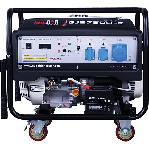 Генератор бензиновий Gucbir GJB7500E (DD0008448) - придбати в Дніпрі, Україні: ціна, характеристики | інтернет-магазин TOUCH