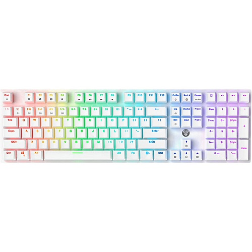 Клавіатура Fantech MaxFit108 MK855 Space Edition (MK855RGB-WH) - придбати в Дніпрі, Україні: ціна, характеристики | інтернет-магазин TOUCH