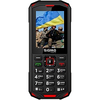 Мобильный телефон Sigma mobile X-treme PA68 Black-Red UA-UCRF