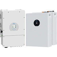 Система хранения энергии Deye SUN-12K-SG02LP1-EU-AM3 12kW + 2 АКБ SE-F5 Pro-C 10.2kWh (51.2V/100Ah/5120Wh)