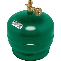 Газовий балон Voltronic Golden Lion 4.8л + пальник 20354 Green (GL-GBG-2k-48L)