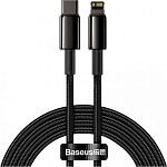 Кабель Baseus Tungsten Gold USB-C to Lightning 2m Black (CATLWJ-A01)
