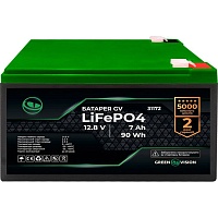 Аккумулятор GreenVision LiFePO4 12V (12.8V/7Ah/89.6Wh) (31172) Аккумулятор GreenVision LiFePO4 12V (12.8V/7Ah/89.6Wh) (31172)
