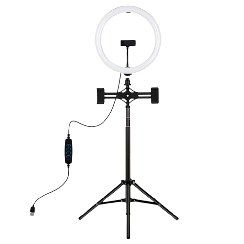 Кольцевая LED лампа Puluz with Remote Shutter 30см (PKT3062B)