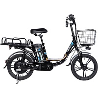 Электровелосипед Space eELDORADO 18" 2025 10Аh Black-blue (ELB-SP-18-002)