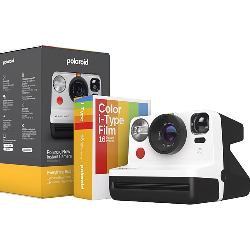 Фотокамера моментального друку Polaroid Now Gen 2 E-box Black & White - придбати в Дніпрі, Україні: ціна, характеристики | інтернет-магазин TOUCH
