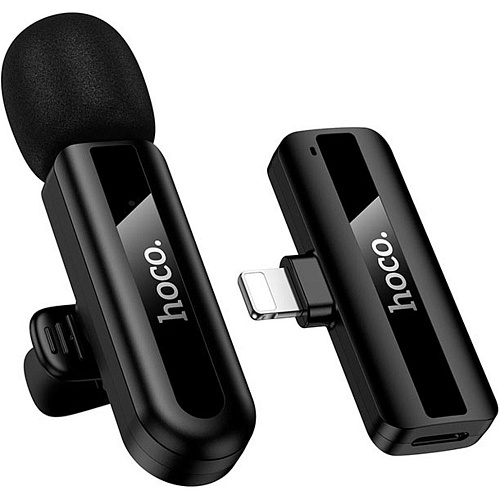 Мікрофонна радіосистема Hoco L20 Lightning Black - придбати в Дніпрі, Україні: ціна, характеристики | інтернет-магазин TOUCH