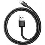 Кабель Baseus Cafule USB to Lightning 3m Grey/Black (CALKLF-RG1)
