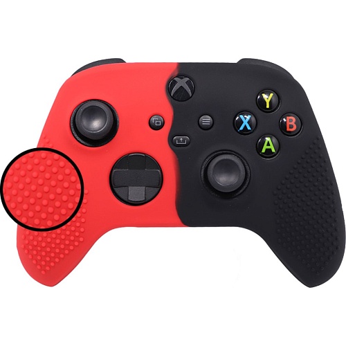 Чехол на геймпад Dobe Silicone Case для Xbox Series X/S Controller Black/Red