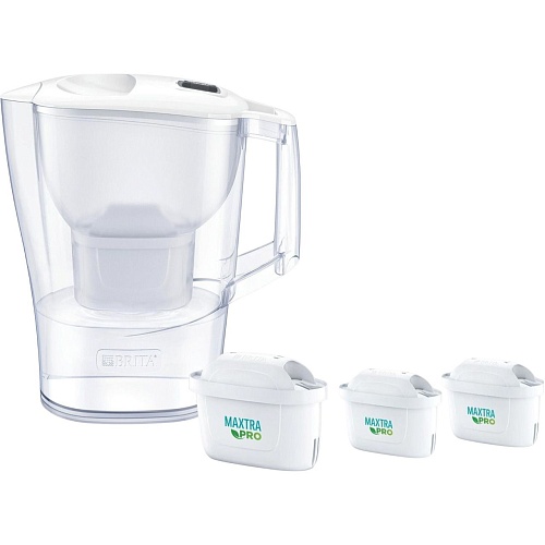 Фильтр-кувшин Brita Aluna Memo MXPro 2.4л White + 3 картрижда (1053054)