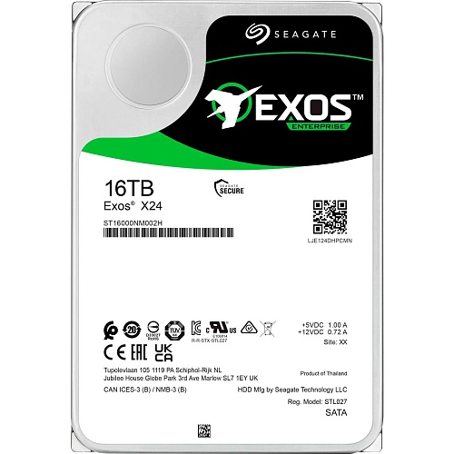 Жесткий диск 3.5" Seagate Exos X24 SATA 16TB (ST16000NM002H)