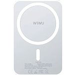 Внешний аккумулятор WiWU Snap Cube Magnetic Wireless Charging 5000mAh White