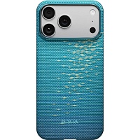 Чехол Pitaka Ultra-Slim Case для Apple iPhone 17 Pro Lucid Blue (KI1706AG)
