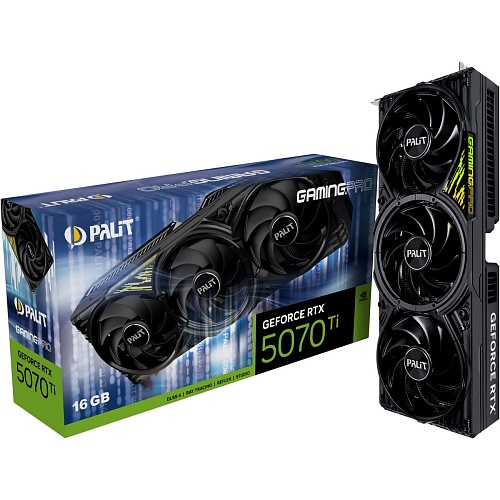 Відеокарта Palit GeForce RTX 5070 Ti GamingPro V1 (NE7507T019T2-GB2031Y) EU - придбати в Дніпрі, Україні: ціна, характеристики | інтернет-магазин TOUCH