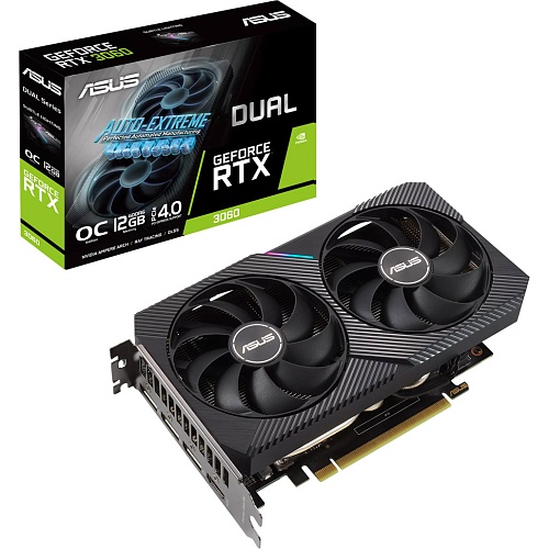 Видеокарта Asus Dual GeForce RTX 3060 V2 OC Edition (DUAL-RTX3060-O12G-V2)
