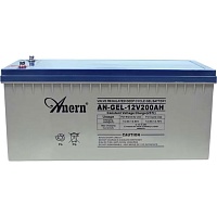Аккумулятор Anern GEL 12V (12V/200Ah/2400Wh) (AN-GEL12-200) Аккумулятор Anern GEL 12V (12V/200Ah/2400Wh) (AN-GEL12-200)