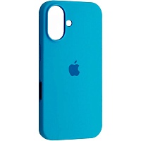 Чехол Silicone Case для Apple iPhone 16 Plus Blue AA
