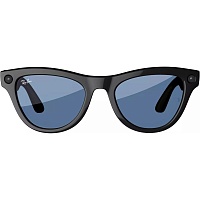 Смарт-очки Ray-Ban Meta Skyler Shiny Black/Cerulean Blue Transitions (RW4010 601/MF 52-20) Смарт-очки Ray-Ban Meta Skyler Shiny Black/Cerulean Blue Transitions (RW4010 601/MF 52-20)