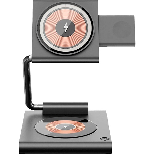 Беспроводное зарядное устройство WiWU Wi-W023 3в1 Foldable MagSafe