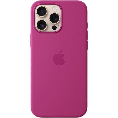 Чохол Apple Silicone Case with MagSafe для iPhone 16 Pro Max Fuchsia (MYYX3ZM/A) - придбати в Дніпрі, Україні: ціна, характеристики | інтернет-магазин TOUCH