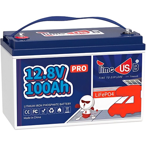 Аккумулятор Timeusb Pro LiFePO4 12V (12.8V/100Ah/1280Wh)
