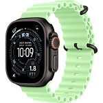 Смарт-годинник Apple Watch Ultra 3 49mm Black Titanium Case with Neon Green Ocean Band (MF254+MGCL4)