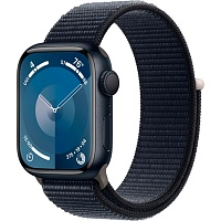 Смарт-часы Apple Watch Series 9 GPS 41mm Midnight Aluminum Case with Midnight Sport Loop (MR8Y3)