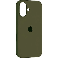 Чехол Silicone Case для Apple iPhone 16 Dark Olive AA