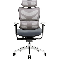 Офисное кресло GT Racer X-782 Bright Gray (W-20, B-40)