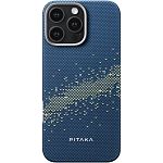 Чохол Pitaka Tactile Woven Case StarPeak MagEZ для Apple iPhone 16 Pro Max Milky Way Galaxy (KI1602PMYG)