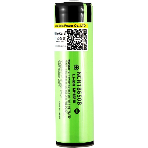 Аккумулятор LiitoKala 18650 3400mAh Li-ion 1шт (Lii-34B-PCB)
