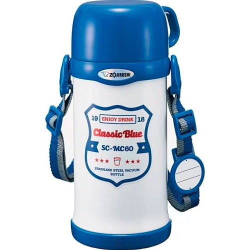 Термос Zojirushi Child 0.6 л (SC-MC60WA) White/Blue
