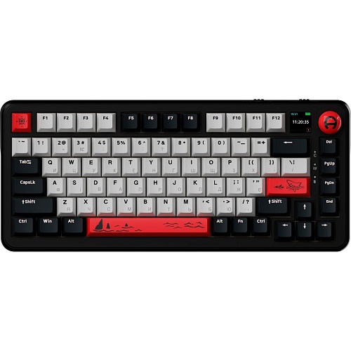 Клавіатура Ajazz AK820 Max Avocado Switch Black (AK820MAX-AS-BG) - придбати в Дніпрі, Україні: ціна, характеристики | інтернет-магазин TOUCH