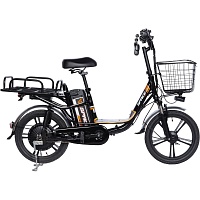 Электровелосипед Space eELDORADO 18" 2025 10Аh Black-orange (ELB-SP-18-004)