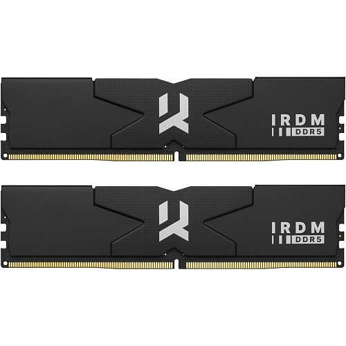 Модуль памяти DDR5 Goodram IRDM 64GB (2x32GB) 6400MHz Black (IR-6400D564L32/64GDC)