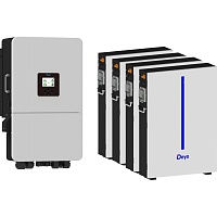 Система хранения энергии Deye SUN-15K-SG05LP3-EU-SM2 15kW + 4 АКБ RW-M6.1-B 24.5 kWh (51.2V/120Ah/6144Wh)